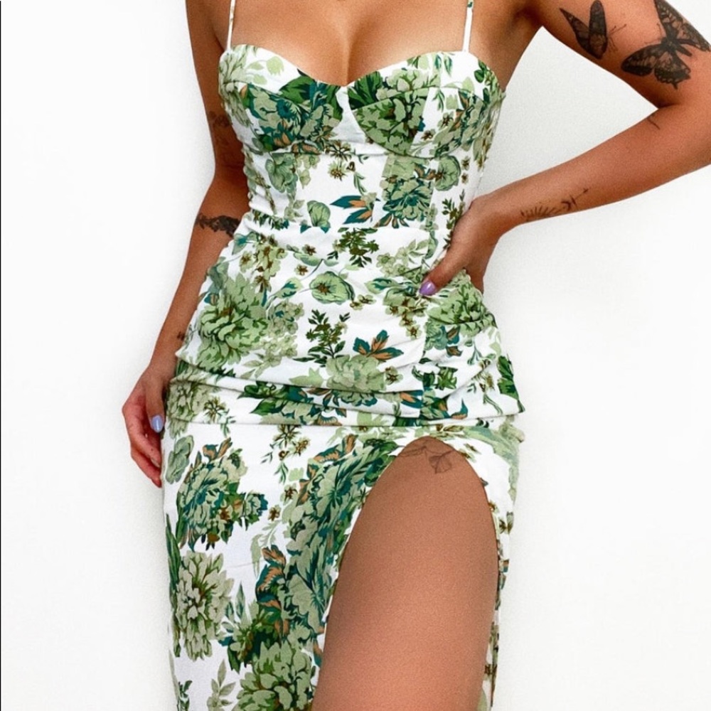 Millie Floral Midi Dress